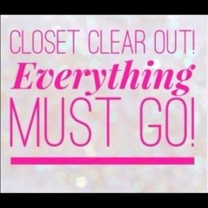 Closet clear out